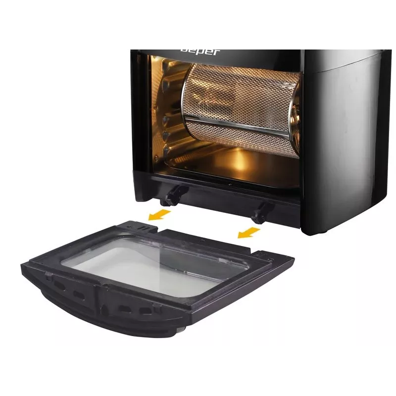 Hot air fryer Beper P101FRI012 12 L 1800 W Black