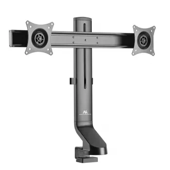 Monitor holder MACLEAN MC-854 for two monitors 17–27 inch VESA 75x75 / 100x100, dual-arm desk mount