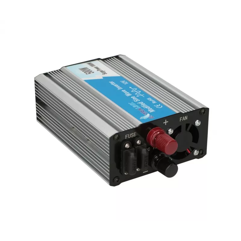 Car voltage converter Extralink OPIM-500W 12V, 500W modified sine, aluminium housing, active cooling