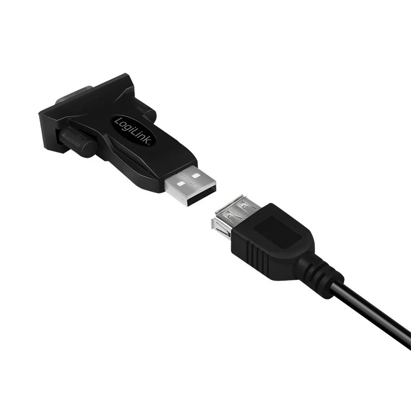 LogiLink AU0002F RS-232 USB 2.0 Adapter Male Black
