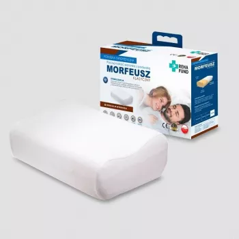 Orthopaedic pillow REHA FUND MORFEUSZ Classic 660 — foam, ergonomic head support, 480×300×140 mm