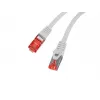 LANBERG Cat6 F/UTP (FTP) networking cable, RJ-45–RJ-45, 10 m, Grey