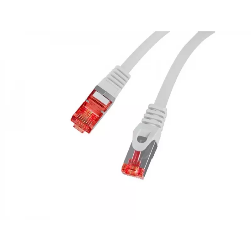 LANBERG Cat6 F/UTP (FTP) networking cable, RJ-45–RJ-45, 10 m, Grey