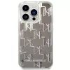 Karl Lagerfeld KLHCP14XLMNMS iPhone 14 Pro Max 6.7 hardcase silver / silver Liquid Glitter Monogram