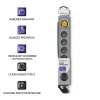 Surge Protector Qoltec 50165 Grey 6 AC outlets 230 V 1.8 m