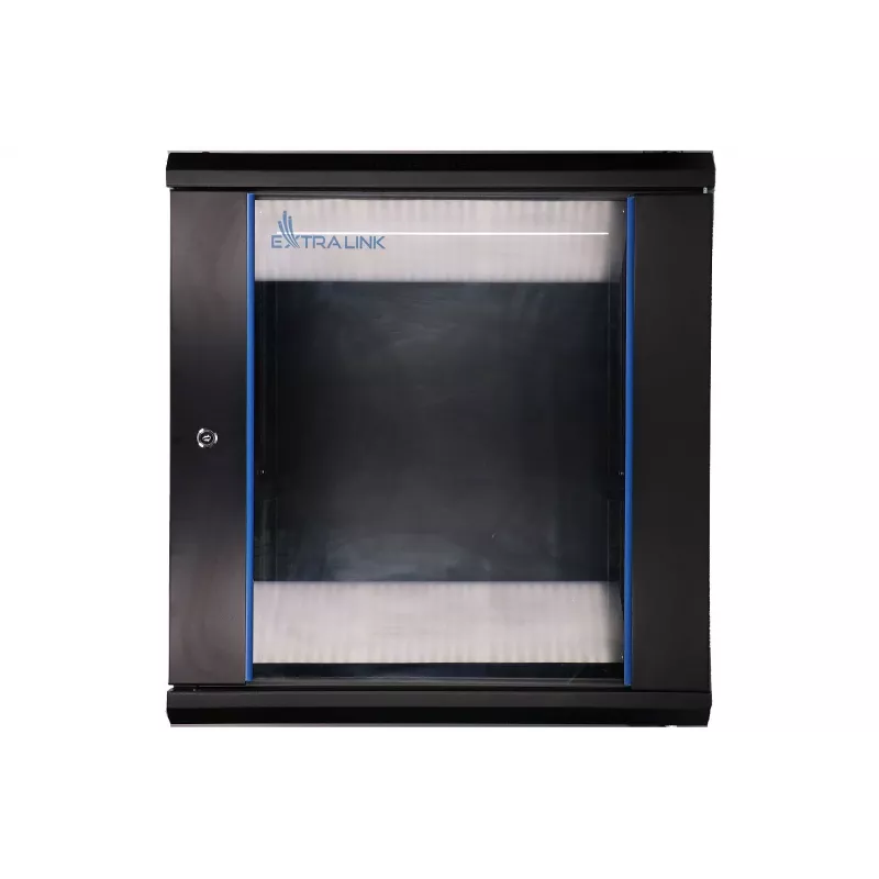 Wall mounted rack Extralink Rackmount cabinet 12U 600x600 Black
