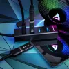 Sharkoon Interface Hub USB 3.2 Gen 1 (3.1 Gen 1) Type-C 5000 Mbit/s Black