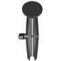 RAM Mounts Double Socket Arm with Round Plate Black 294.8 g