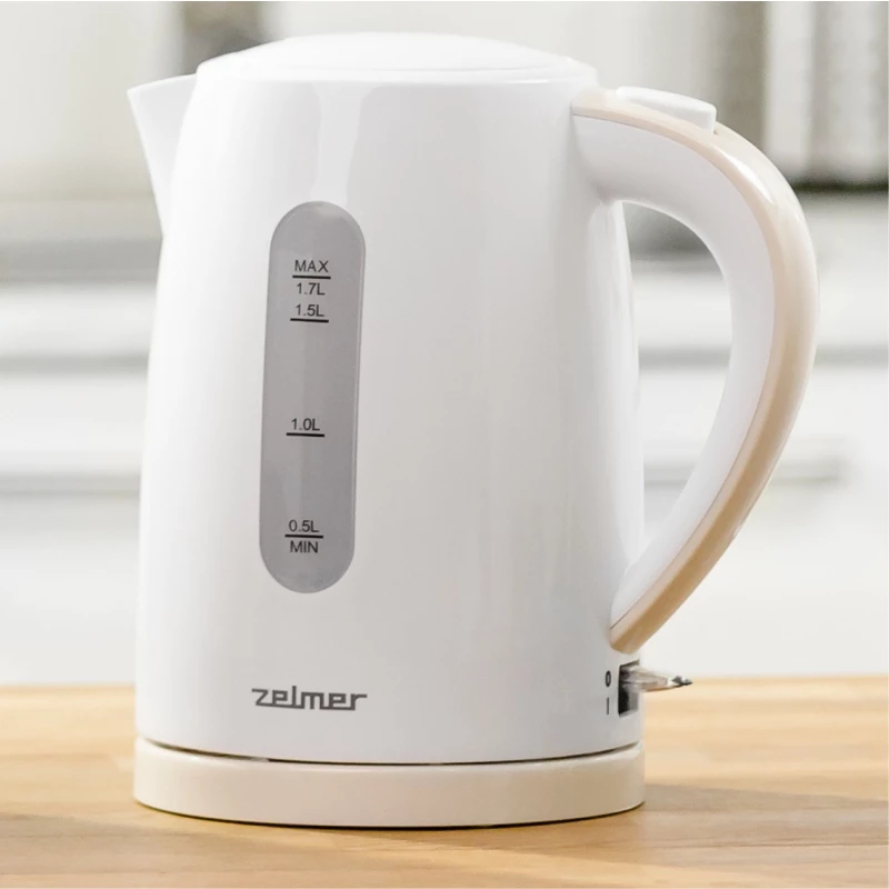Electric kettle Zelmer 1.7 L 2200 W White
