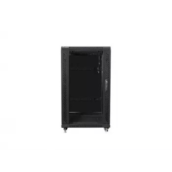 Lanberg FF01-6622-12B 22U 600x600mm Freestanding Rack Cabinet, Black