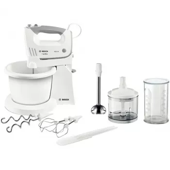 Bosch MFQ36490 ErgoMixx hand mixer set 450 W white/grey