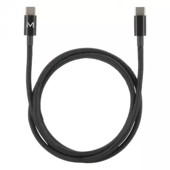 USB Cable Mobilis 001389 USB 2.0 1m USB C Black
