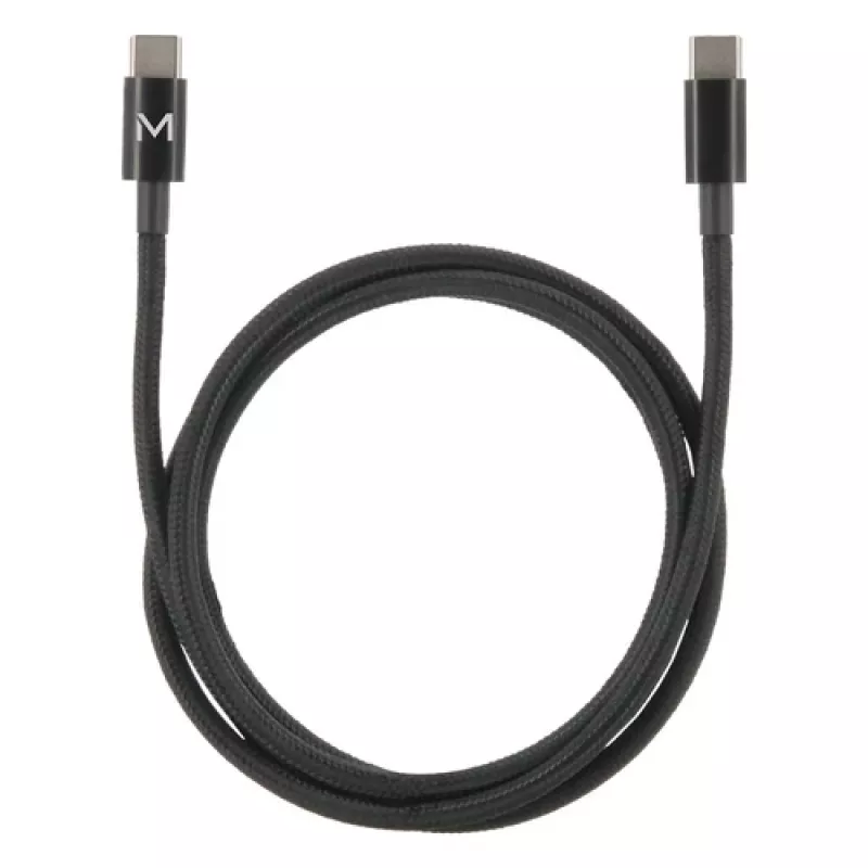USB Cable Mobilis 001389 USB 2.0 1m USB C Black