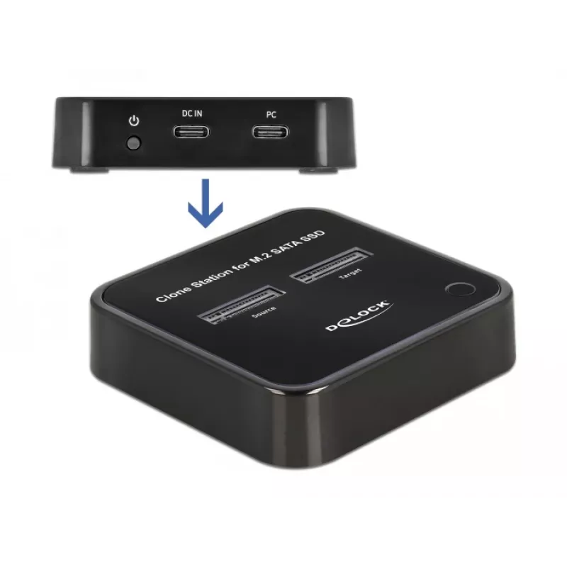 DeLOCK 64178 Docking Station USB 3.2 Gen 2 Type-C SSD M.2