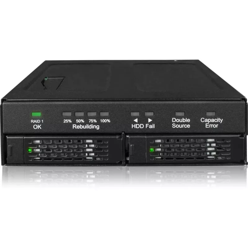 Drive enclosure icy dock MB902SPR-B R1 Black 2.5 inch SATA