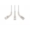Digitus CAT 6A F-FTP bendable patch cord, copper, 3 m, gray, 10 pieces