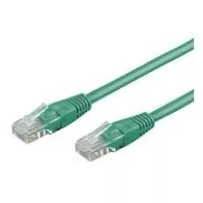 Wentronic Goobay CAT 6 Patch Cable, U/UTP, Green, 7.5 m - CCA Copper Mix (68430)