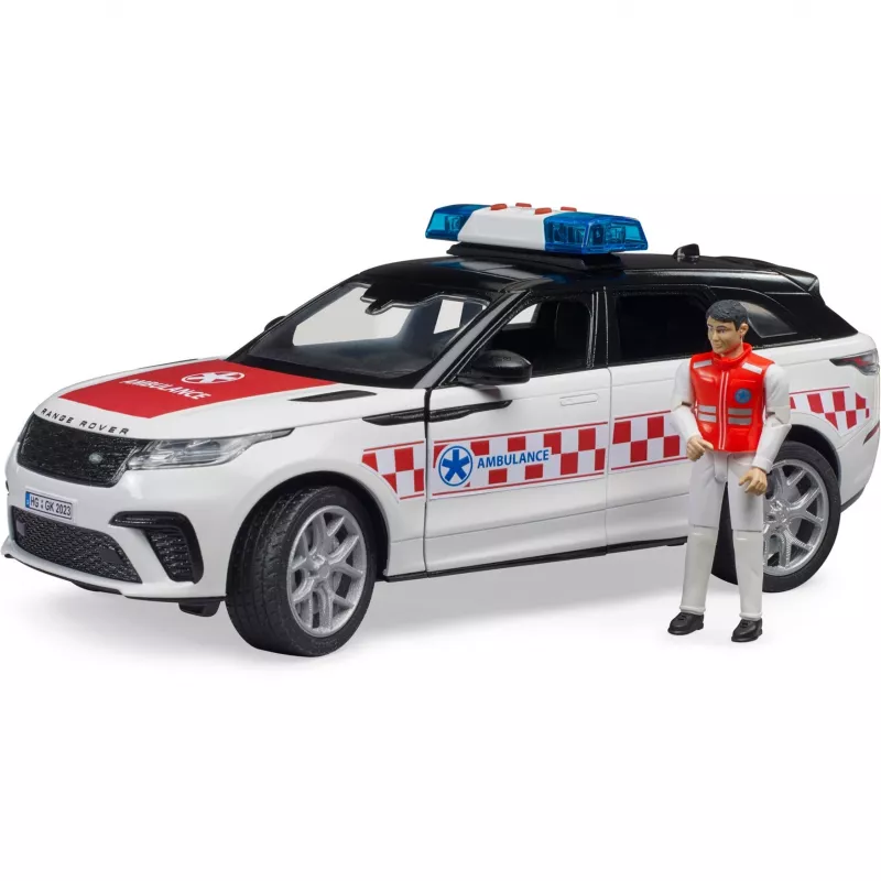 Vehicle Range Rover Velar Fire Engime with figurine