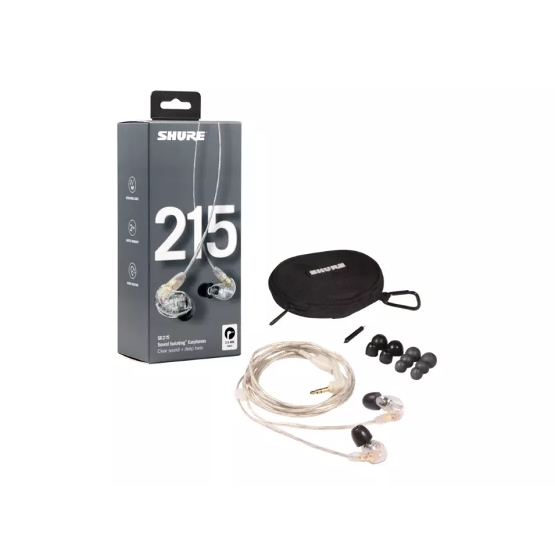 Shure SE215 Pro Headset Wired In-ear Stage/Studio Transparent