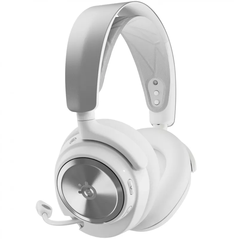Headset STEELSERIES 61524 wired circumaural white head-band headphones