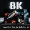 HDMI cable UNITEK C11085GY01-10M 10m 2.1 48 Gbit/s Black