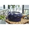 Cast iron cocotte Staub 4.25 L, 29 cm, blue