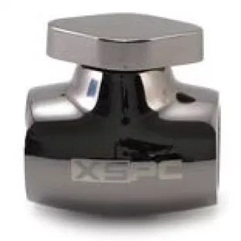 Ball valve XSPC G1/4, brass body with black-chrome finish, model WASC-504