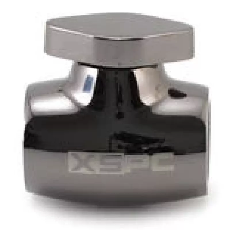 Ball valve XSPC G1/4, brass body with black-chrome finish, model WASC-504