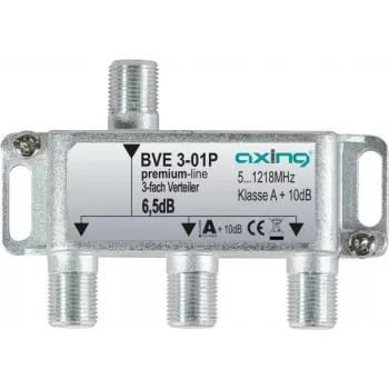 Axing BVE 3-01P. Produktfarbe: Edelstahl. Stecker: F. Breite: 89 mm, Tiefe: 30 mm, Höhe: 55 mm (BVE00301P)