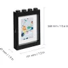 Picture frame Room Copenhagen LEGO picture frame Black — compatible with LEGO minifigures display