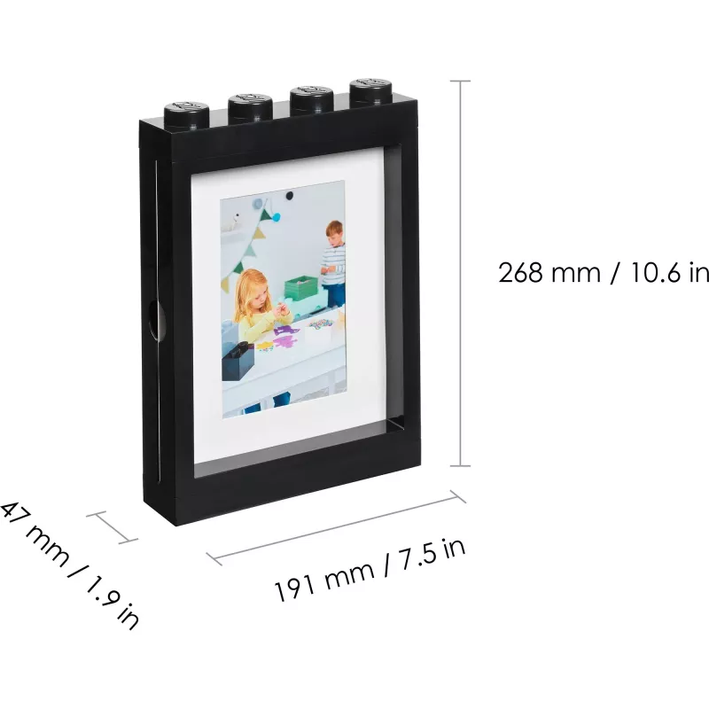 Picture frame Room Copenhagen LEGO picture frame Black — compatible with LEGO minifigures display