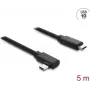 DELOCK active optical USB Type-C to Type-C cable 10 Gbps, angled plugs, 5 m
