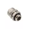 Straight Fitting G1/4 Inch to 10/8mm - Shiny Silver