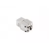 Keystone module Lanberg KSF7-2000 Flat Stainless Steel