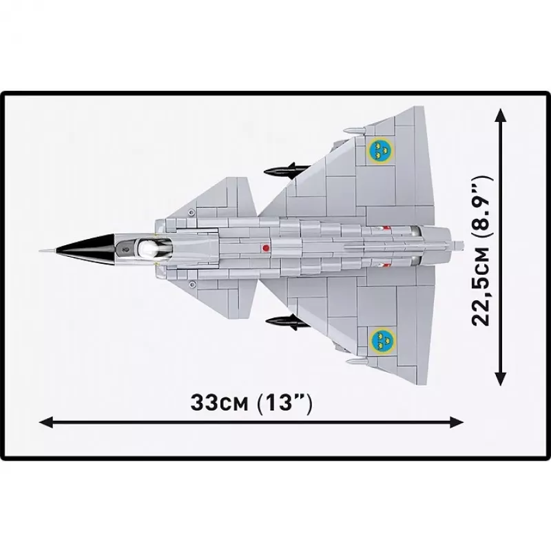 Cobi Blocks Saab AJ 37 Viggen 881 elements construction set