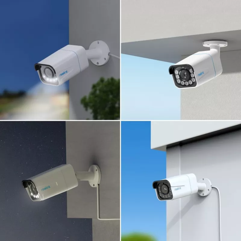 IP security camera Reolink P430 4K (8 MP, 3840×2160, 25 fps, 5x optical zoom, PoE, IP67, MicroSD up to 256 GB)