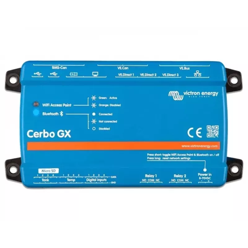 Cerbo GX MK2 Victron Energy BPP900450110 advanced monitoring system with remote communication and display support