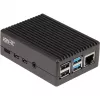 AluminiumEnclosure for Raspberry Pi 4 B (black (matt))