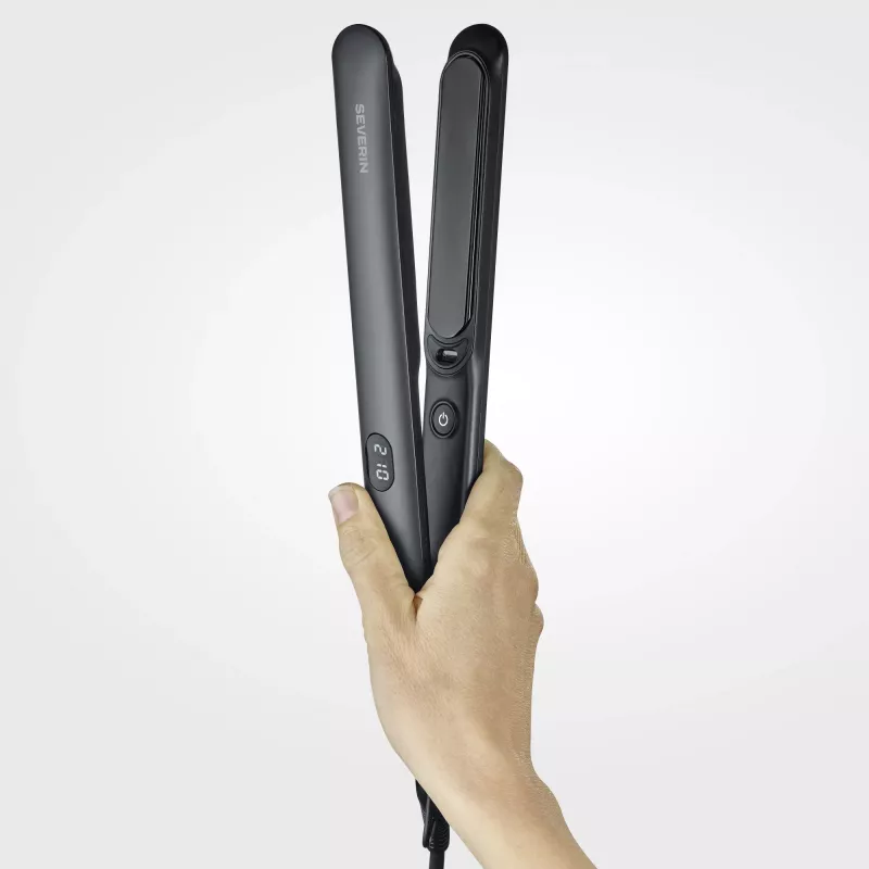 Hair straightener SEVERIN HG 0622 — Warm technology, ceramic plates, 250 W, 2.8 m cord