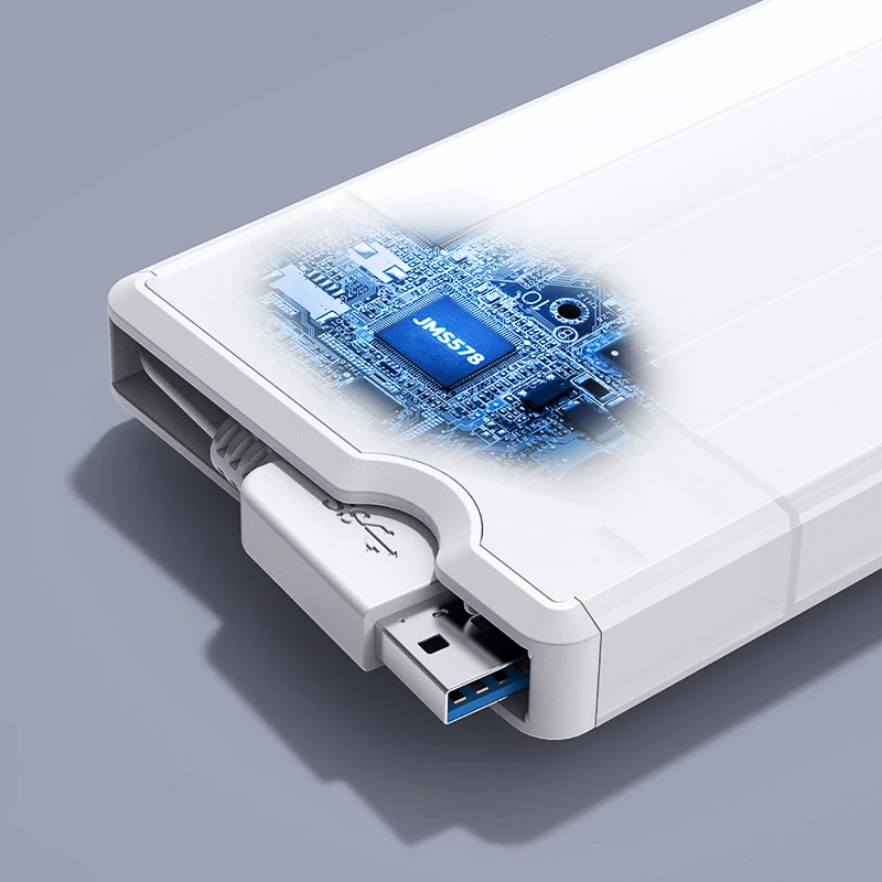 GrauGear external hard drive enclosure 2.5HDD/SSD USB 3.2 Alu - drive enclosure - 2,5