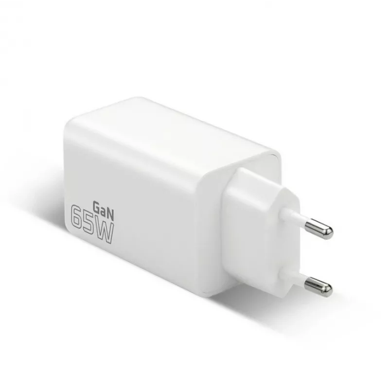 Power charger everActive SQ-655Q 65W, 1×USB-A + 2×USB-C fast charging