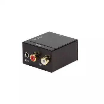 LogiLink CA0101 Toslink / RCA / Jack Audio Adapter Black