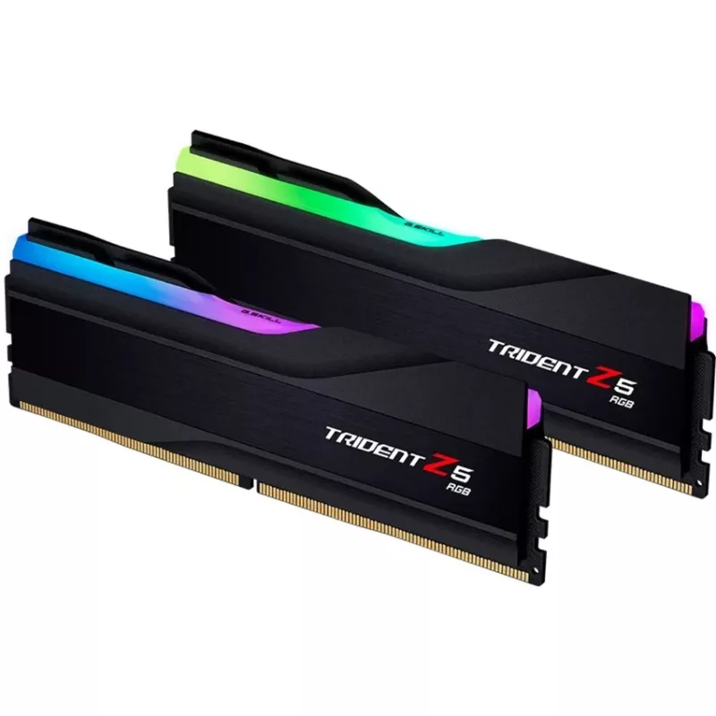DIMM 32 GB DDR5-6400 (2x 16 GB) Dual-Kit, Arbeitsspeicher schwarz, F5-6400J3039G16GX2-TZ5RK, Trident Z5 RGB, INTEL XMP