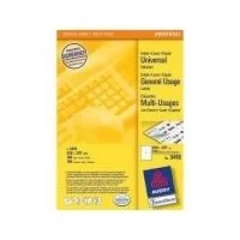 Self-adhesive printer label AVERY 3418
