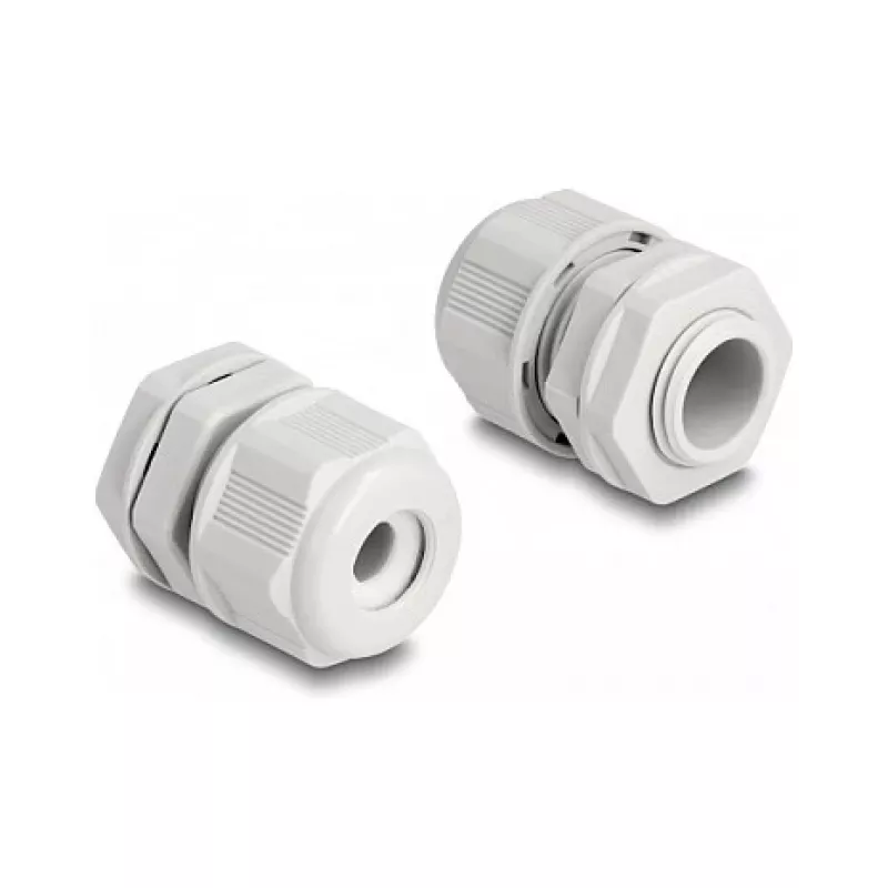 DeLOCK EX Cable Gland M16 grey 2 pieces Polymide