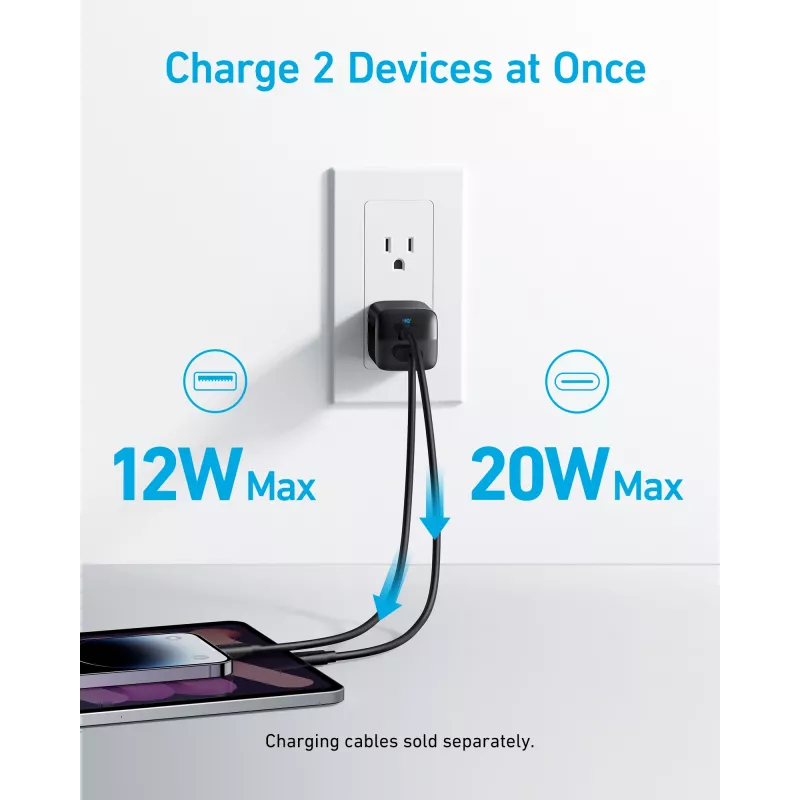 Charger Anker 323 Universal Black AC Indoor