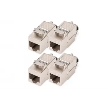 Digitus CAT 8.1 Keystone Module Shielded Tool-free Connection 4 pcs