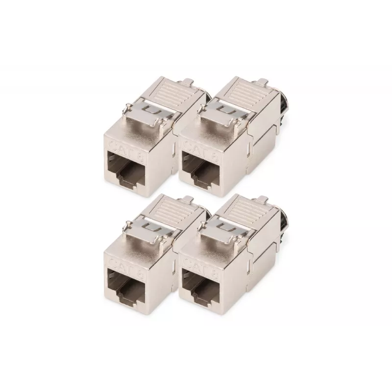 Digitus CAT 8.1 Keystone Module Shielded Tool-free Connection 4 pcs