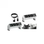 Power extension Bachmann DESK 2 0.2m 3 AC outlets Black White