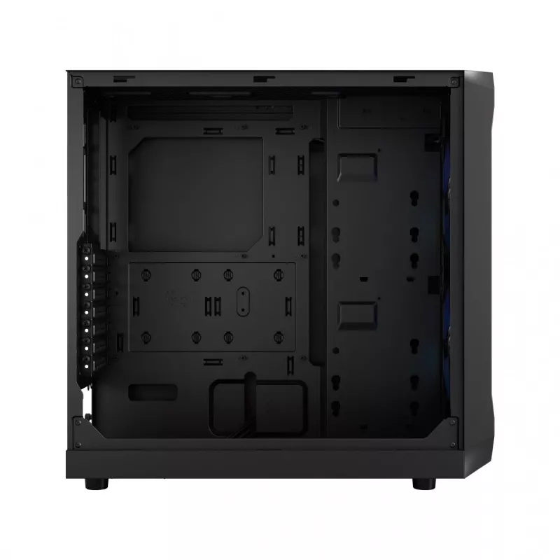 Fractal Design Focus 2 RGB Tempered Glass Mid Tower ATX PC Case - Black